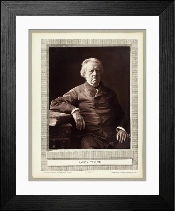 Framed Print : Baron Isidore Justin Séverin Taylor (Belgian playwright and travel writer) Framed Print : Baron Isidore Justin Séverin Taylor (Belgian playwright and travel writer)