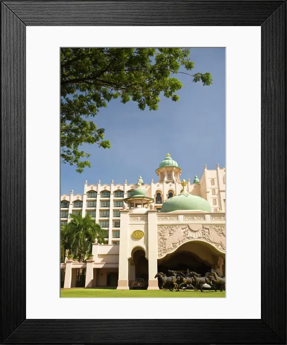 Framed Print : Palace of the Golden Horses Resort, near Putra Jaya, Kuala Lumpur, Malaysia Peninsula, Malaysia, SE Asia
