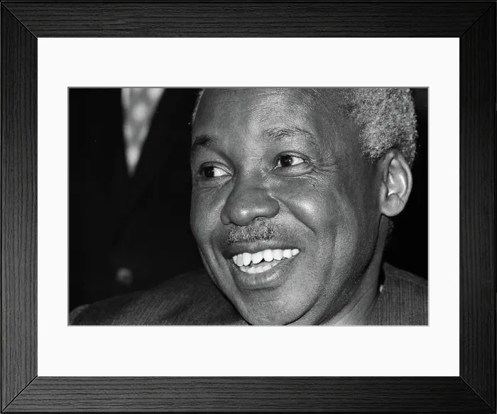 Framed Print : Anefo photo collection. President Nyerere van Tanzania, heads. November 25, 1975