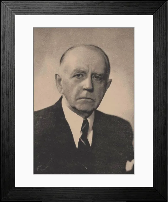 Framed Print : Baron Albert Michotte van den Berck (1881-1965), Anonymous Framed Print : Baron Albert Michotte van den Berck (1881-1965), Anonymous