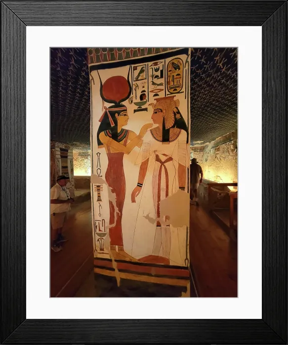 Framed Print : Queen Nefertiti Temple and Tomb. Valley of the Queens. Luxor, Egypt Framed Print : Queen Nefertiti Temple and Tomb. Valley of the Queens. Luxor, Egypt
