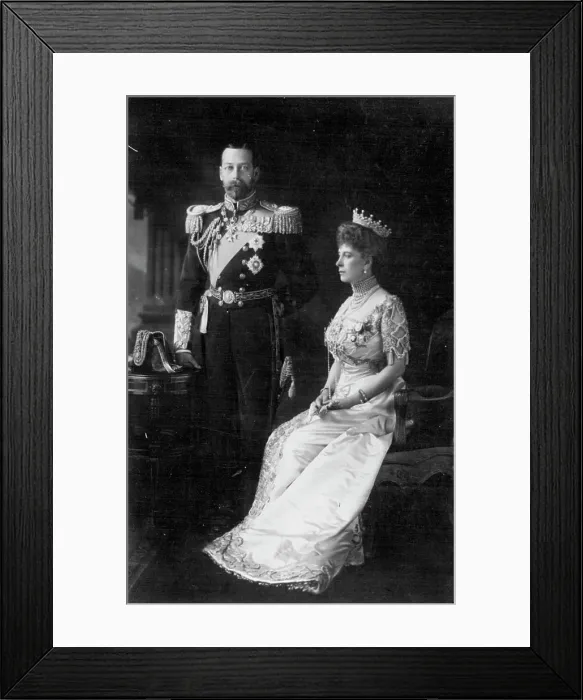 Framed Print : King V, Queen. May 06, 1935. (Photo by W. & D. Downey) Framed Print : King V, Queen. May 06, 1935. (Photo by W. & D. Downey)