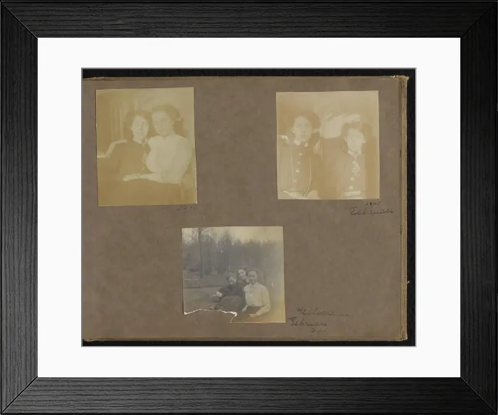 Framed Print : Three photos by Willy and Loentje Onnen