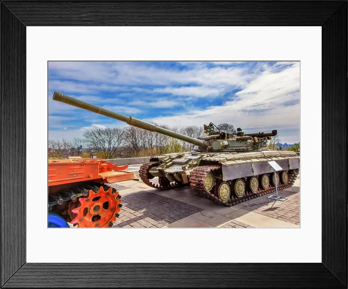 Framed Print : Russian Modern Tank Captured Ukrainian Troops Framed Print : Russian Modern Tank Captured Ukrainian Troops