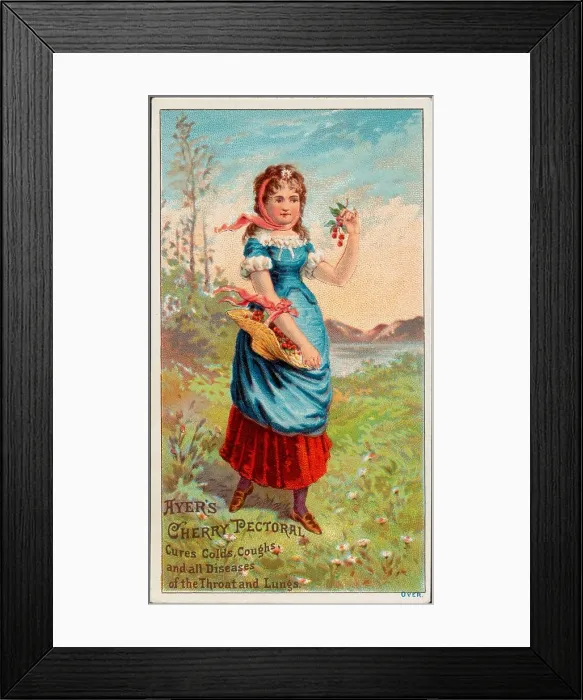 Framed Print : Ayer's Cherry Pectoral cures colds Framed Print : Ayer's Cherry Pectoral cures colds