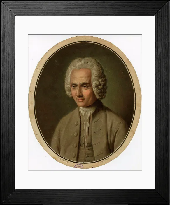 Framed Print : Portrait of Jean-Jacques Rousseau (1712-1778), Alix, Pierre-Michel (1762-1817) Framed Print : Portrait of Jean-Jacques Rousseau (1712-1778), Alix, Pierre-Michel (1762-1817)