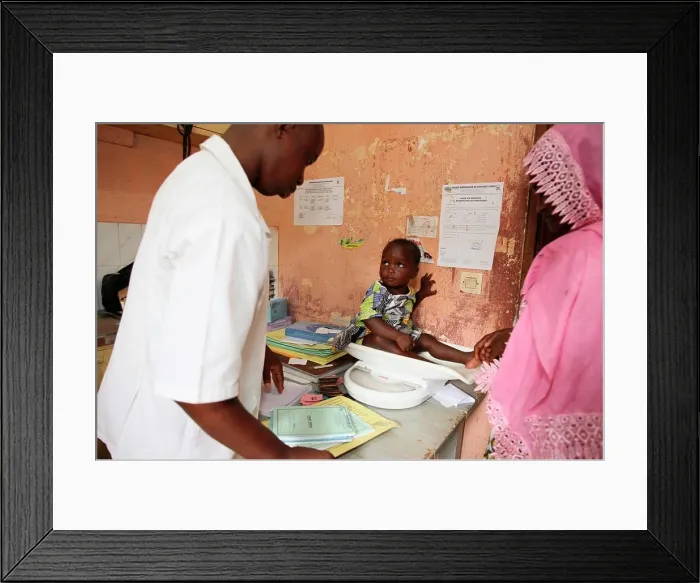 Framed Print : Medical center for HIV+ patients. Medical consultation Lome. Togo Framed Print : Medical center for HIV+ patients. Medical consultation Lome. Togo
