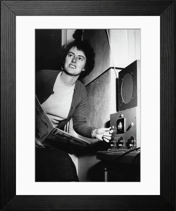 Framed Print : Pedal Wireless Sets - Radio. July 28, 1953