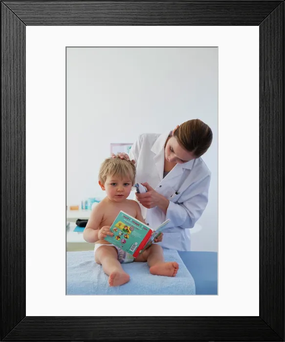 Framed Print : Temperature, child Framed Print : Temperature, child