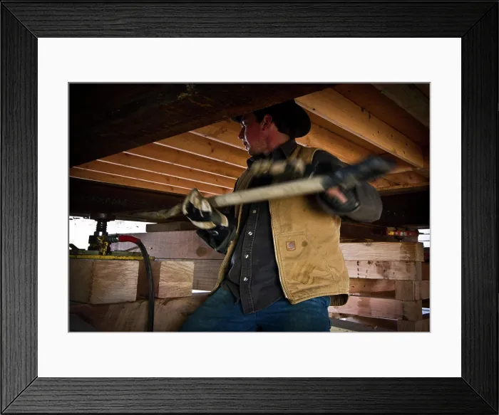 Framed Print : Sea Bright, N.J. Feb