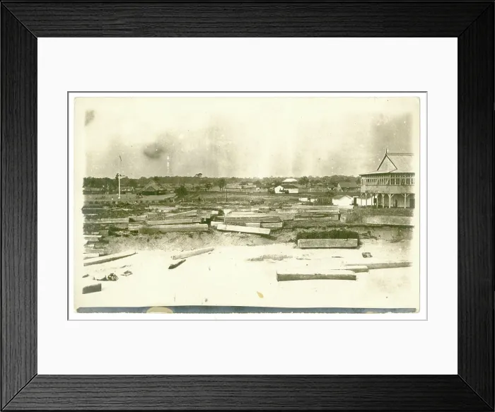Framed Print : View of an industrial site, possibly Millers Ltd Framed Print : View of an industrial site, possibly Millers Ltd