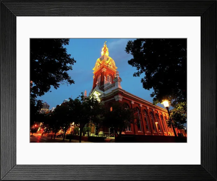 Framed Print : USA, Missouri, Kansas City, Gold dome of Cathedral of Immaculate Conception Framed Print : USA, Missouri, Kansas City, Gold dome of Cathedral of Immaculate Conception