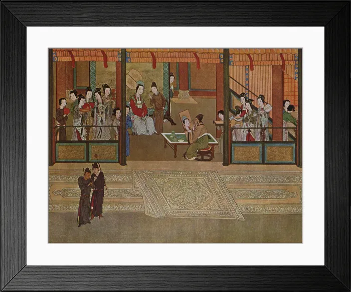 Framed Print : Han Palace Scene, Ying, Qiu Framed Print : Han Palace Scene, Ying, Qiu