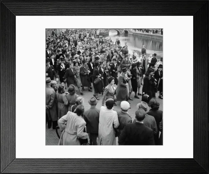 Framed Print : Anefo photo collection. Lustrum of Leiden University and of the ceremonies of the reopening