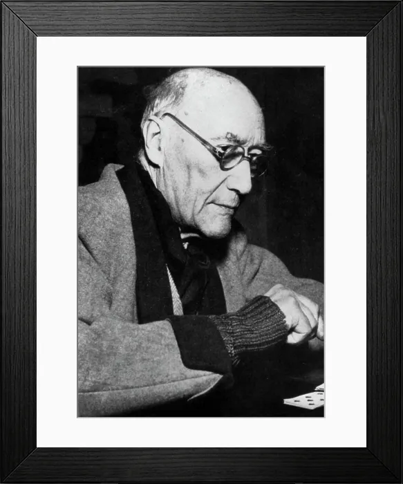 Framed Print : Andre Gide, 1951 Framed Print : Andre Gide, 1951