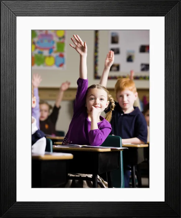 Framed Print : children at school Framed Print : children at school
