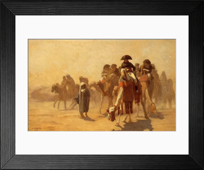 Framed Print : Napoleon Bonaparte in Egypt by Jean-Leon Gerome, oil on canvas, 1863, 1824-1904, Russia, St Petersburg, State Hermitage Framed Print : Napoleon Bonaparte in Egypt by Jean-Leon Gerome, oil on canvas, 1863, 1824-1904, Russia, St Petersburg, State Hermitage