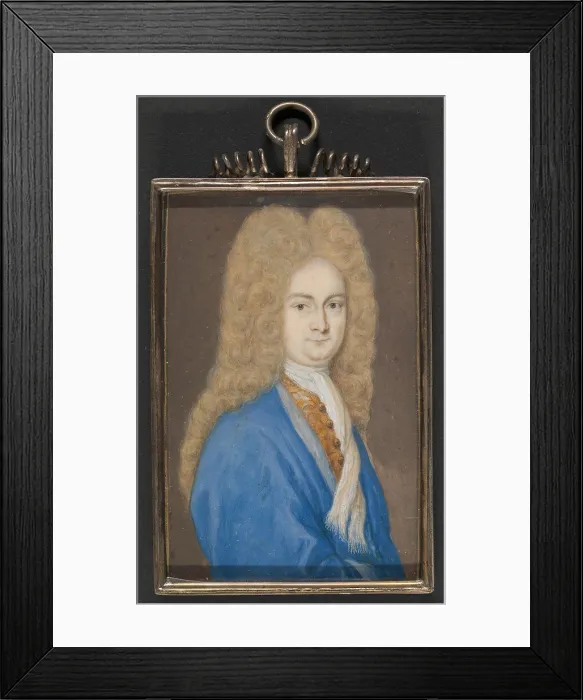 Framed Print : Aaron Hill, Dramatist (1685-1750), J