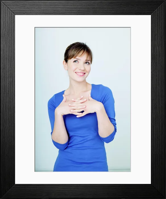 Framed Print : Woman indoors Framed Print : Woman indoors