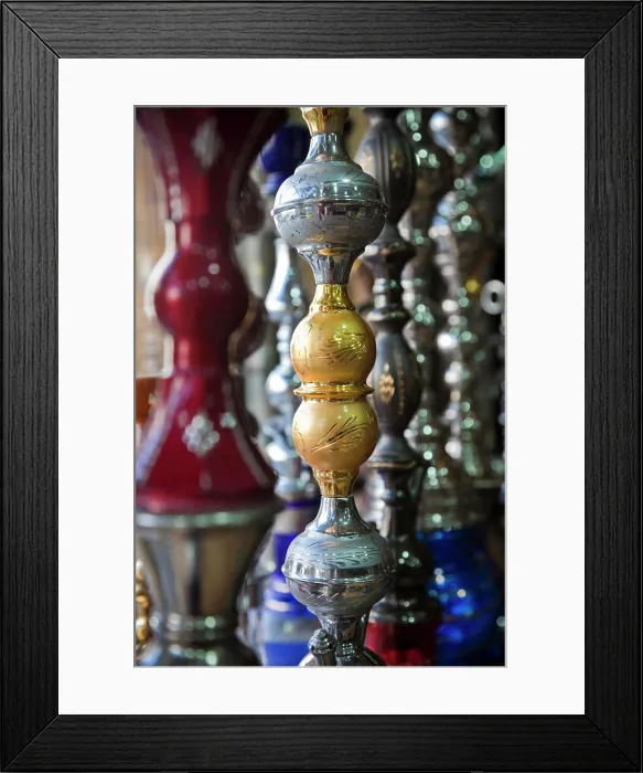 Framed Print : Jordan, Amman, sheesha water pipe, store Framed Print : Jordan, Amman, sheesha water pipe, store