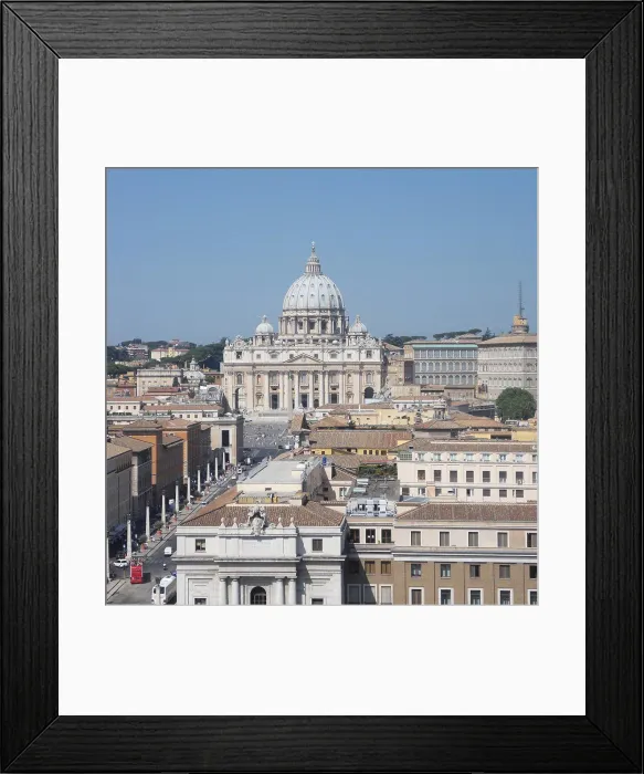 Framed Print : Saint Peter's Square or the Piazza San Pietro Framed Print : Saint Peter's Square or the Piazza San Pietro