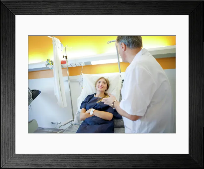 Framed Print : Outpatient surgery Framed Print : Outpatient surgery