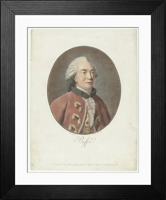 Framed Print : Portrait of Georges Louis Leclerc Graaf van Buffon Framed Print : Portrait of Georges Louis Leclerc Graaf van Buffon