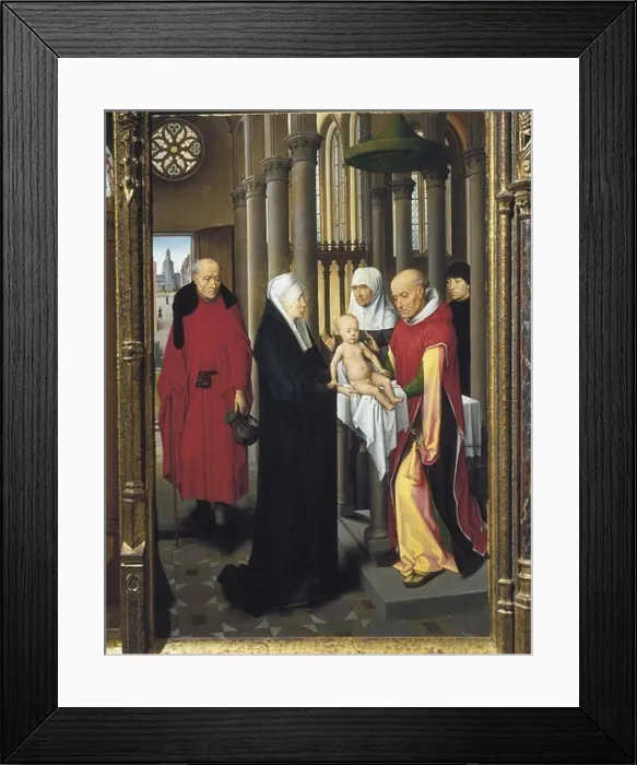 Framed Print : MEMLING, Hans (1433-1494). Triptych of the Adoration Framed Print : MEMLING, Hans (1433-1494). Triptych of the Adoration