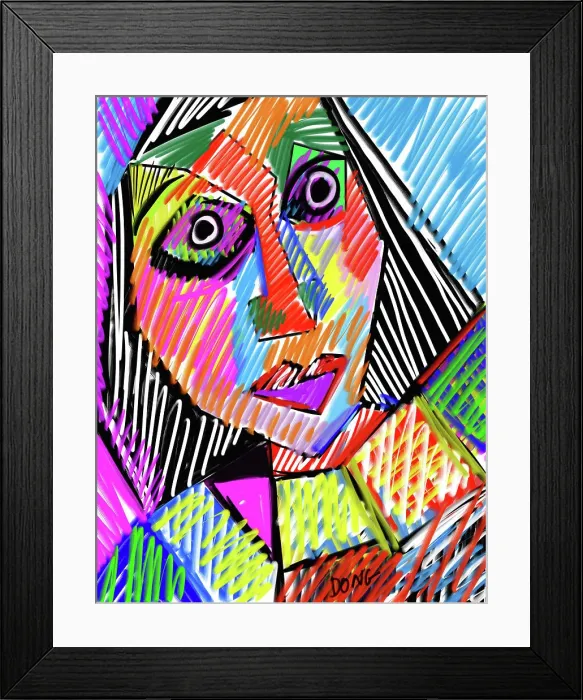 Framed Print : Pearl, 2006, Diana Ong (b.1940 / Chinese-American) Computer Graphics