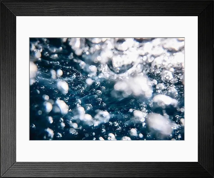 Framed Print : Abstract Bubbles in Water, Air Bubbles Water Background Framed Print : Abstract Bubbles in Water, Air Bubbles Water Background