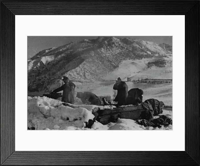 Framed Print : Grenadier Guardsman - British Soldiers - Brit. Military / Regiment. March 17, 1949