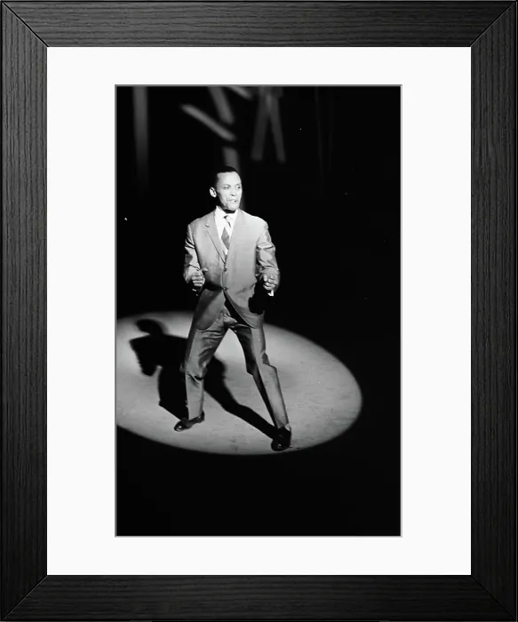 Framed Print : Anefo photo collection. Avros 'Music Hall'. George Holmes (Dancer). April 16, 1963