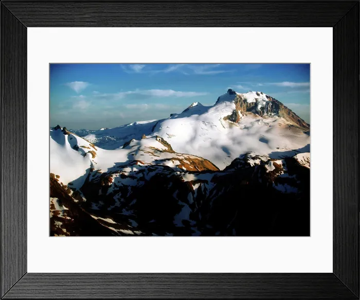 Framed Print : An aerial view of the glacier and snow capped Tantalus Range near Whistler British Columbia in Canada Framed Print : An aerial view of the glacier and snow capped Tantalus Range near Whistler British Columbia in Canada