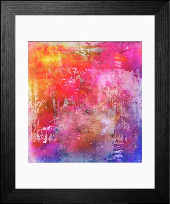 Framed Print : orange pink purple blue gemalter hintergrund in pink Framed Print : orange pink purple blue gemalter hintergrund in pink