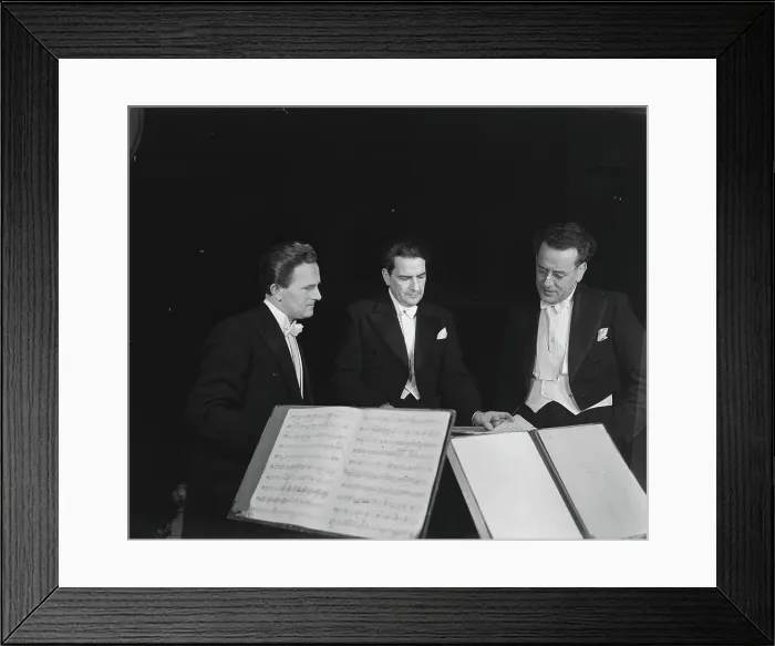 Framed Print : Anefo photo collection. Concertgebouw orchestra. February 6, 1946 Framed Print : Anefo photo collection. Concertgebouw orchestra. February 6, 1946