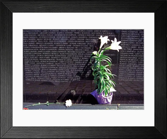 Framed Print : Names on Vietnam Veterans Memorial Wall, Constitution Gardens, National Mall, Washington, DC, USA Framed Print : Names on Vietnam Veterans Memorial Wall, Constitution Gardens, National Mall, Washington, DC, USA