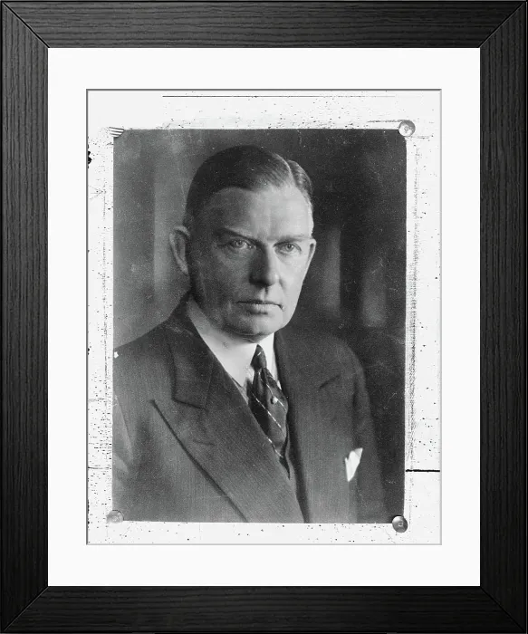 Framed Print : Anefo photo collection. Vice Admiraal J. de Booy. March 18, 1951