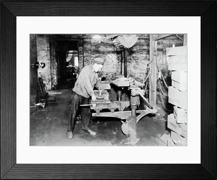 Framed Print : Sweden's oldest form machine, from 1883, donated to the Technical Museum in 1940 Framed Print : Sweden's oldest form machine, from 1883, donated to the Technical Museum in 1940
