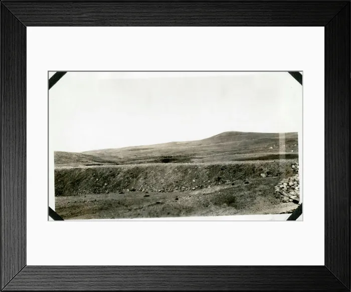 Framed Print : Dam on Typical Range Where No Trees Exist Framed Print : Dam on Typical Range Where No Trees Exist