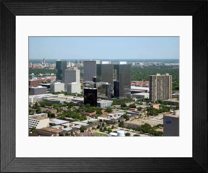 Framed Print : Uptown Houston Framed Print : Uptown Houston