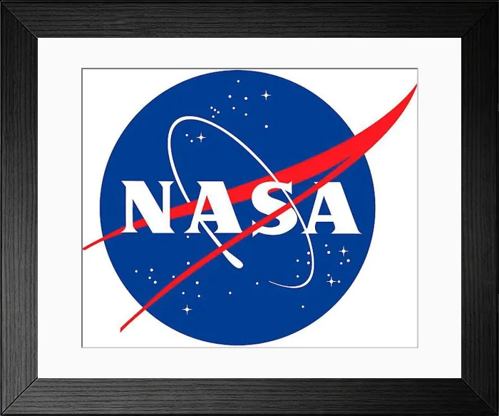 Framed Print : NASA logo Framed Print : NASA logo