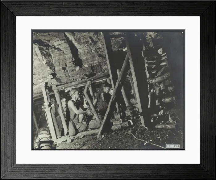 Framed Print : Photo collection Government information service. Coal mines in Limburg. Miners to work. November 21, 1945. Limburg Framed Print : Photo collection Government information service. Coal mines in Limburg. Miners to work. November 21, 1945. Limburg