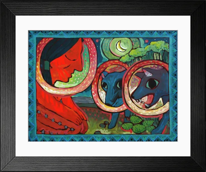 Framed Print : Vision Quest John Newcomb, Acrylic, 1999 Framed Print : Vision Quest John Newcomb, Acrylic, 1999