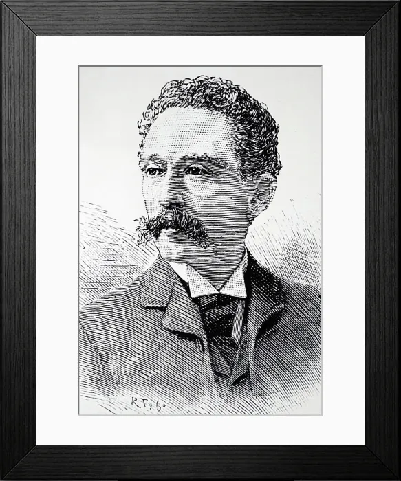 Framed Print : Illustration showing Captain William Duncan Dale killed in a balloon accident at the Crystal Palace Framed Print : Illustration showing Captain William Duncan Dale killed in a balloon accident at the Crystal Palace