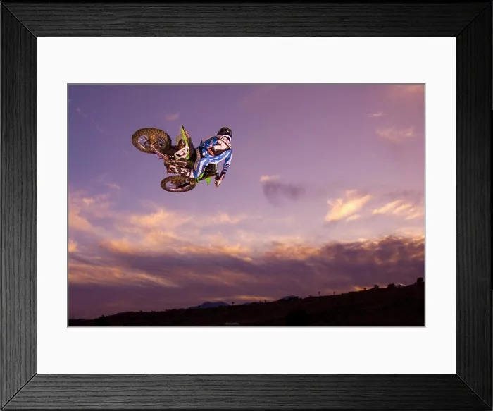 Framed Print : 2005 Kawasaki Motorcycle Dirt Bike Moto X motox racing jumping Framed Print : 2005 Kawasaki Motorcycle Dirt Bike Moto X motox racing jumping