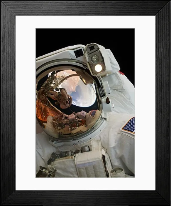 Framed Print : Astronaut's Helmet Framed Print : Astronaut's Helmet