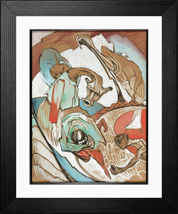 Framed Print : ﻿Fantastical Composition. Witkiewicz, Stanisław Ignacy (1885-1939)