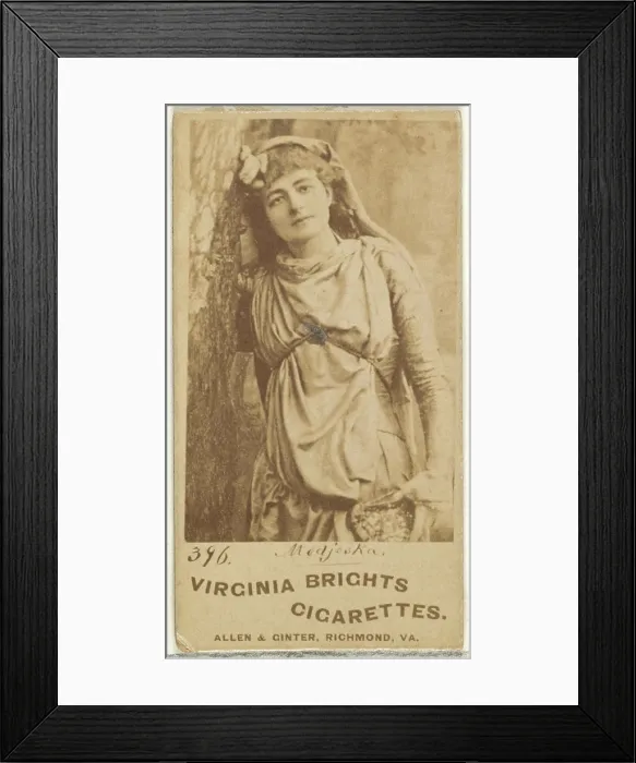 Framed Print : Card 396, Modjeska, from the Actors and Actresses series (N45) Framed Print : Card 396, Modjeska, from the Actors and Actresses series (N45)