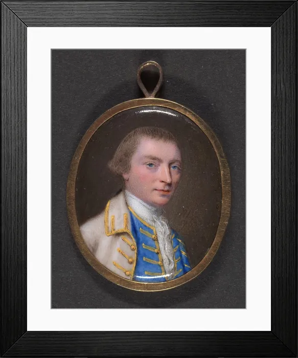 Framed Print : Portrait of a Gentleman, Nathaniel Hone RA Framed Print : Portrait of a Gentleman, Nathaniel Hone RA