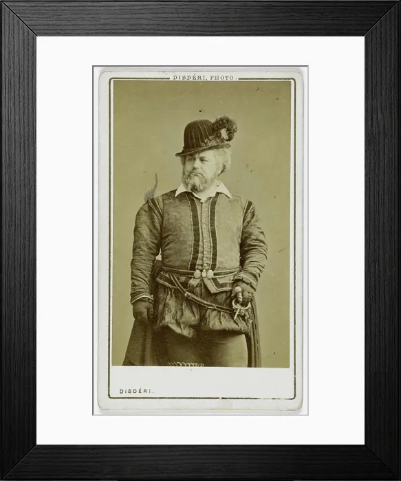 Framed Print : Portrait of Louis Franois Dumaine (L)
